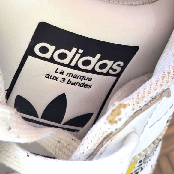 Adidas Superstar J Festival Pack White Multi Floral Leather Shell Toe Sz 7 Women - Picture 7 of 16